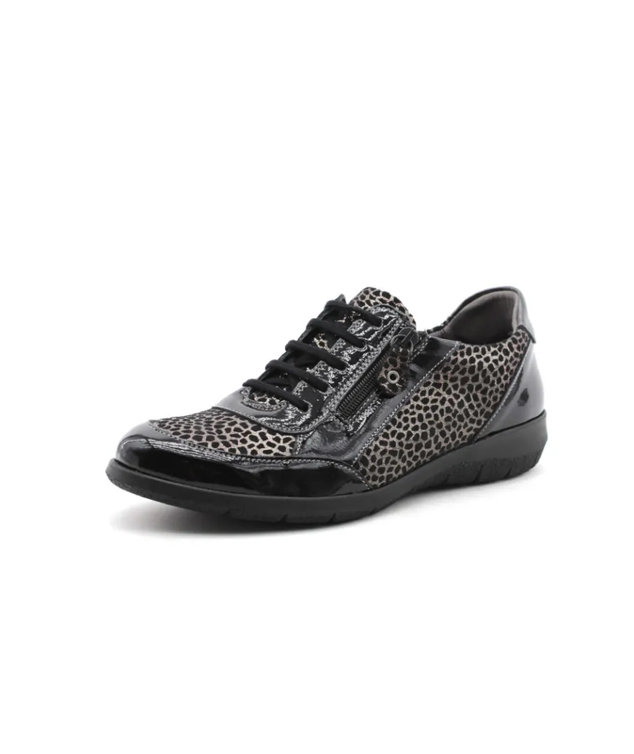 Cheap L'Empreinte Chaussures SUAVE OXFORD 6627T noir