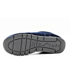 New L'Empreinte Chaussures UNISA BAYO BASKETS VELOURS bleu