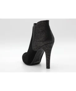 Discount L'Empreinte Chaussures UNISA BOTTINE PEMAN VELOURS noir