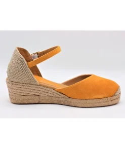 Cheap L'Empreinte Chaussures UNISA CISCA CUIR VELOURS jaune