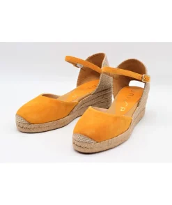 Cheap L'Empreinte Chaussures UNISA CISCA CUIR VELOURS jaune