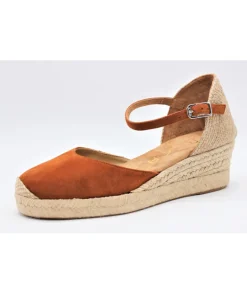 Hot L'Empreinte Chaussures UNISA CISCA VELOURS cognac