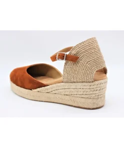 Hot L'Empreinte Chaussures UNISA CISCA VELOURS cognac