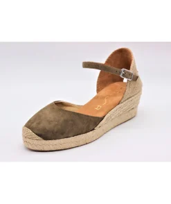 Best Sale L'Empreinte Chaussures UNISA CISCA VELOURS kaki