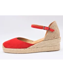 Cheap L'Empreinte Chaussures UNISA CISCA VELOURS rouge
