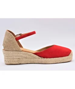 Cheap L'Empreinte Chaussures UNISA CISCA VELOURS rouge