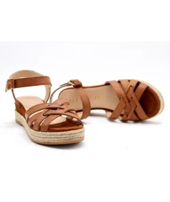 Discount L'Empreinte Chaussures UNISA GALDAR cognac