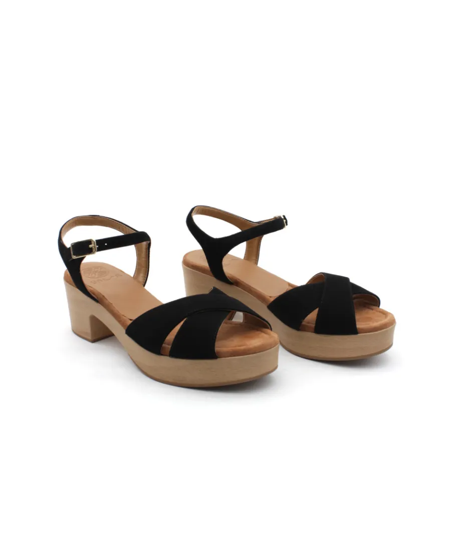Discount L'Empreinte Chaussures UNISA IRAM noir