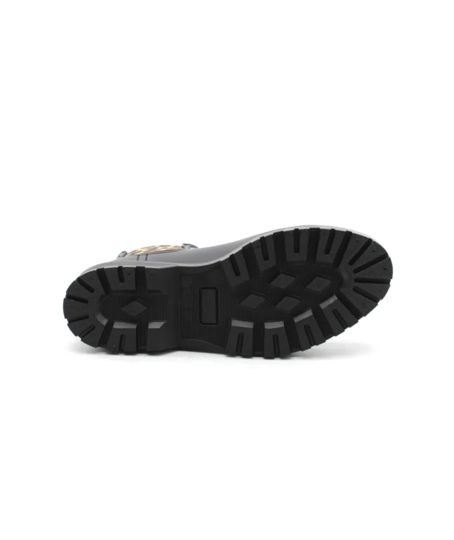Outlet L'Empreinte Chaussures VERBENAS GAUDI MATE ANIMAL noir