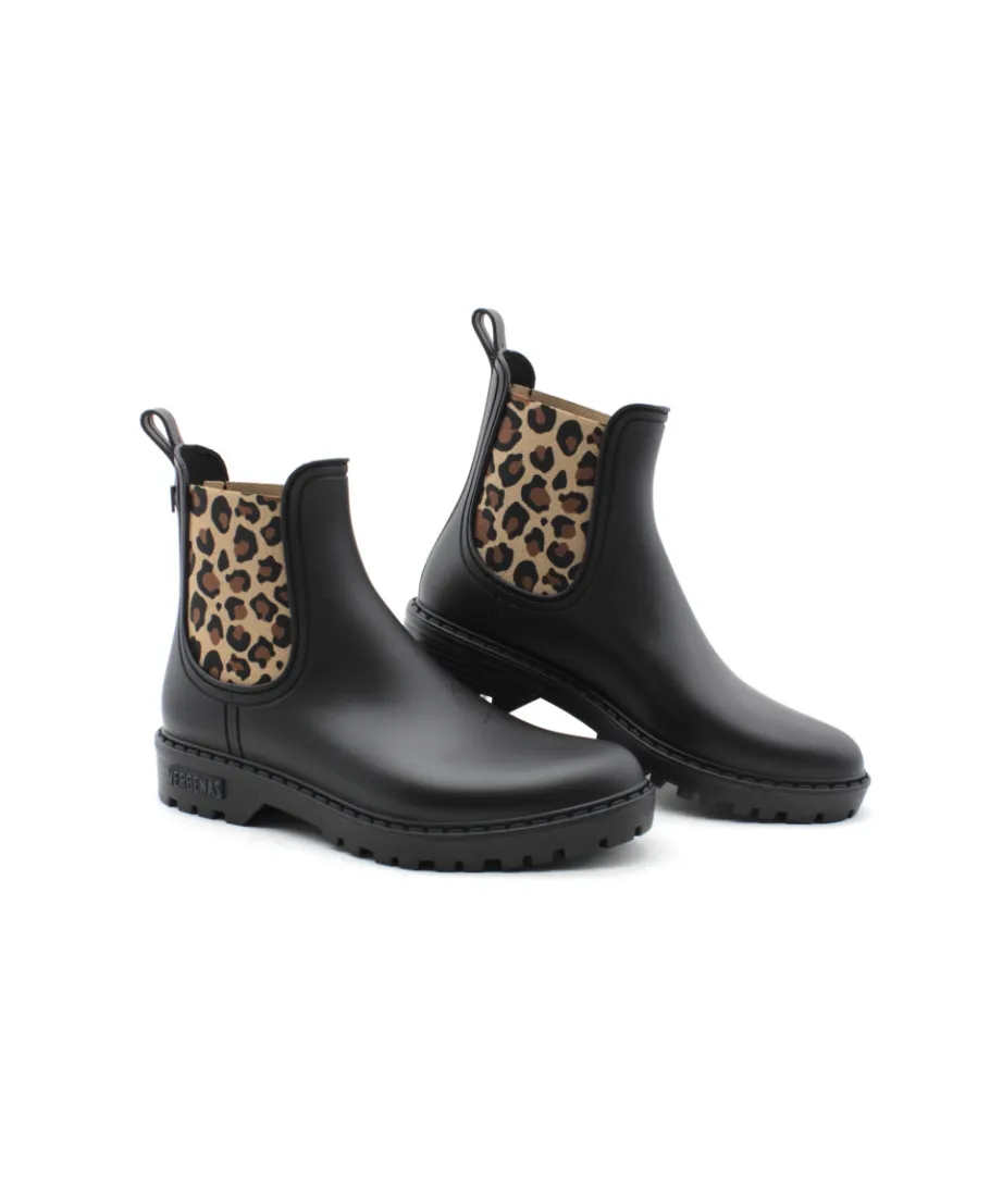 Outlet L'Empreinte Chaussures VERBENAS GAUDI MATE ANIMAL noir
