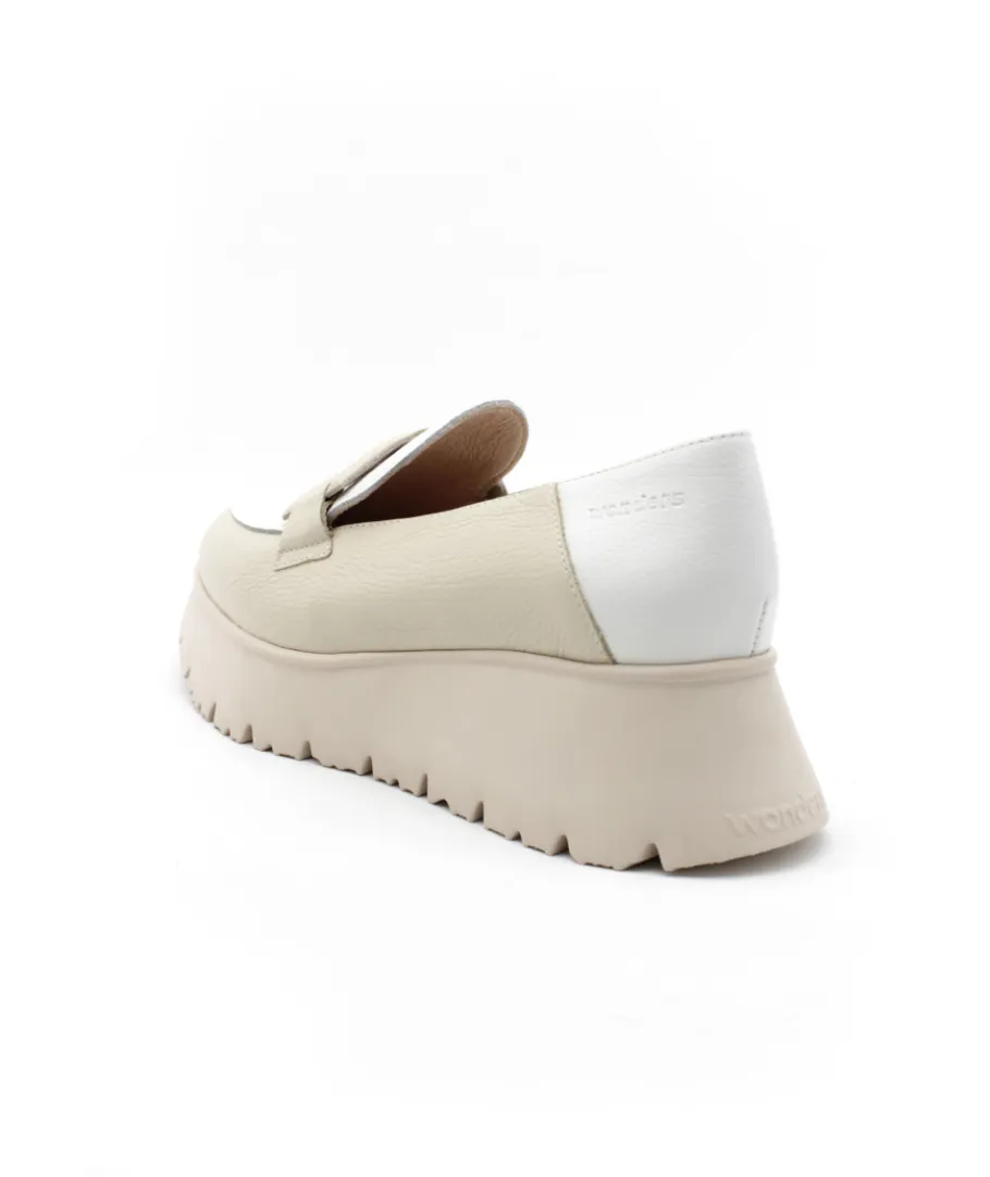 Discount L'Empreinte Chaussures WONDERS C7301 CREME