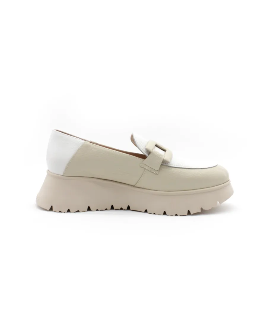 Discount L'Empreinte Chaussures WONDERS C7301 CREME