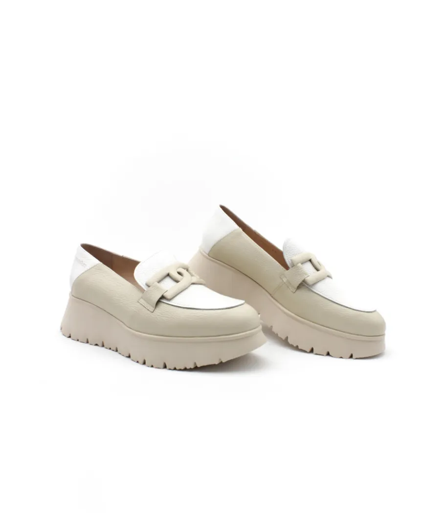 Discount L'Empreinte Chaussures WONDERS C7301 CREME