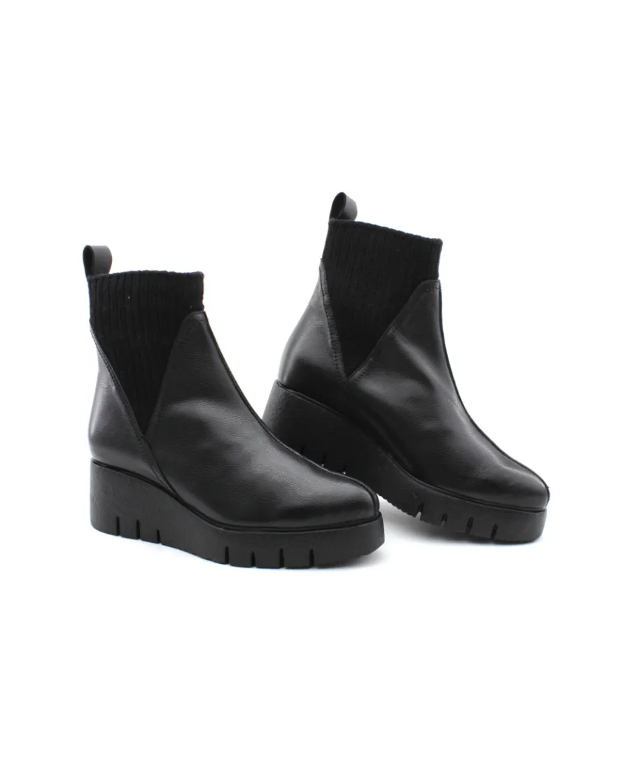 Discount L'Empreinte Chaussures WONDERS E6242 noir
